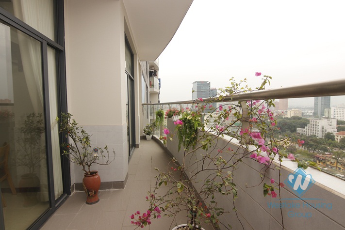Nice three bedrooms apartment for rent in Trang An complex, Cau Giay district, Ha Noi